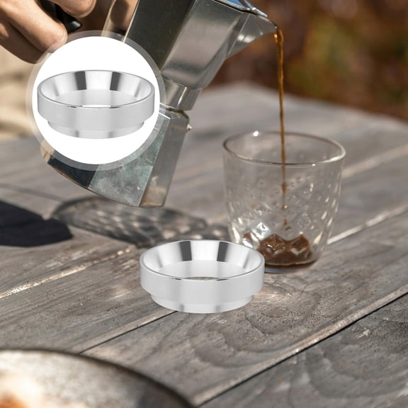 USHOBE Coffee Dosing Ring Espresso Dosing Funnel Easy to Connect and Remove 1Pcs
