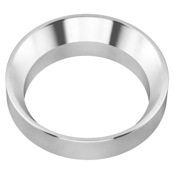 Raindrops Espresso Dosing Ring for Home Use Safe Aluminum Silver 58mm