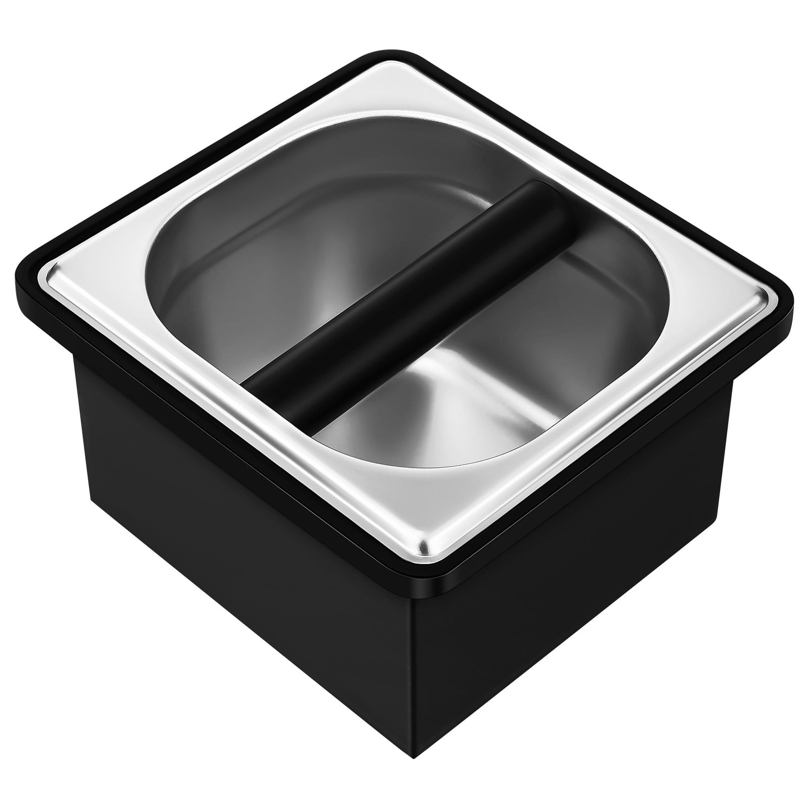 Photo inspiration: Coffee Roasters Noise Reduction Systems Reference: Raindrops Espresso Knock Box Stainless Steel Coffee Grounds Container
