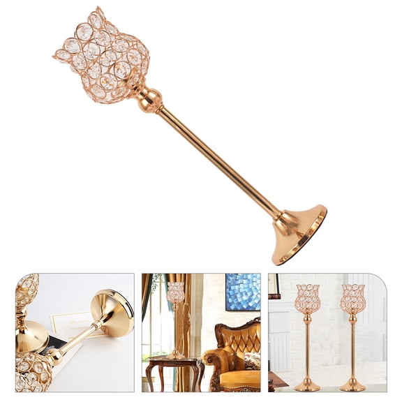 Raindrops  European Crystal Candlestick Elegant Holder Unique