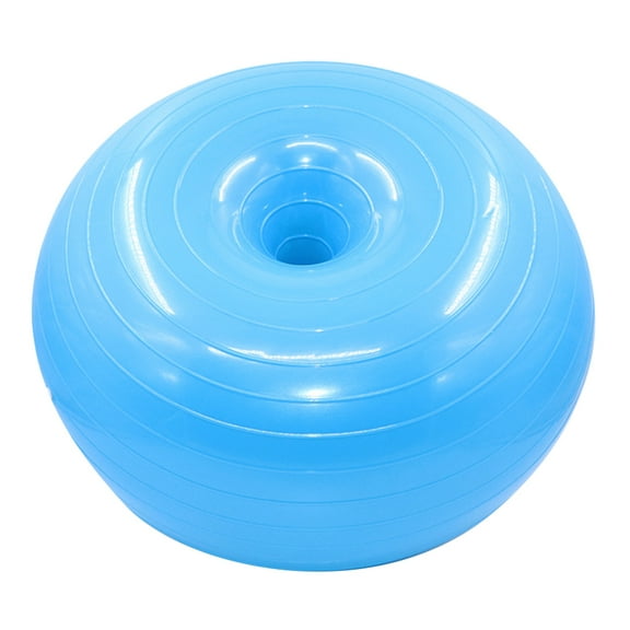 Raindrops Small Doughnut Ball Yoga Auxiliary Ball Light Blue Exercise for Home Workouts 1Set