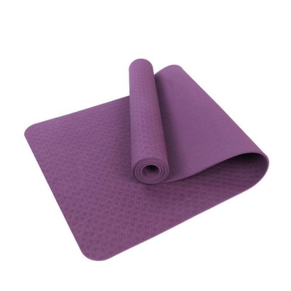 Raindrops Exercise Mats Outdoor Yoga Folding Thick Non Slip Purple