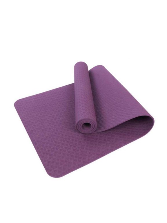 Eva Yoga Mat Purple Anti-Slip Joint Support for Fitness Routines