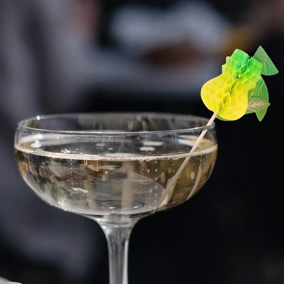 Raindrops Exquisite Cocktail Picks for Decoration with Assorted Colors and Paper Material 100 Pcs