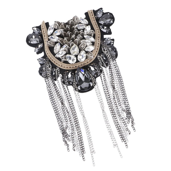 USHOBE Embroidered Appliqué Patches Tassel Ornament Cloth 1Set for Skirts Shoes