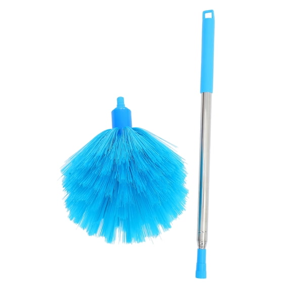Raindrops Extendable Duster For High Ceilings And Fans Ceiling Duster With Long Handle Washable And Reusable Duster For Cleaning Cobwebs And Dust Sky Blue
