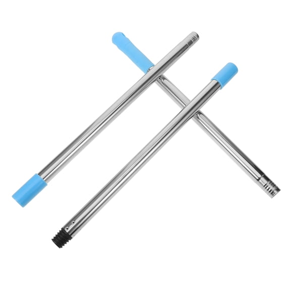 FOMIYES 1Set Metal Mop Handle Replacement with Comfortable Grip Adjustable Length for Floor and Tile Cleaning