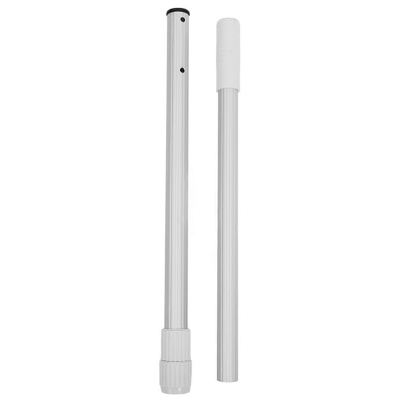 Raindrops  Extendable Telescopic Rod Adjustable Connecting Pole Long Outdoor White