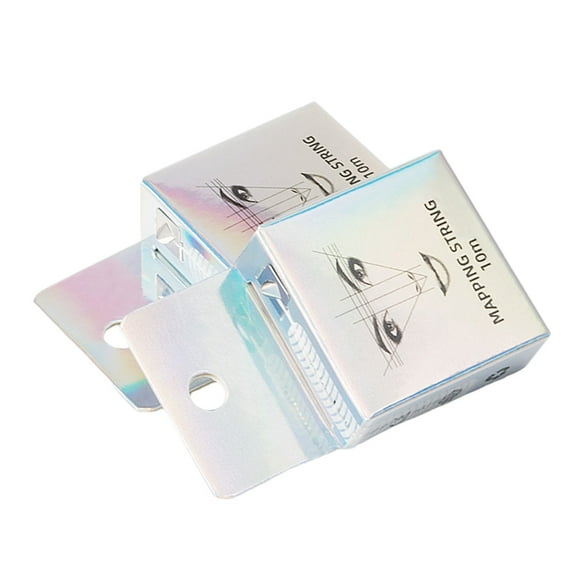Raindrops Eyebrow Locating Tool Eyebrow Drawing Ruler 2Pcs Square Shaped Precision Measuring For Professional Use
