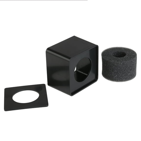 Raindrops ABS Microphone Logo Square Cube Shaped 1Pcs 2.6x2.6x2.0in