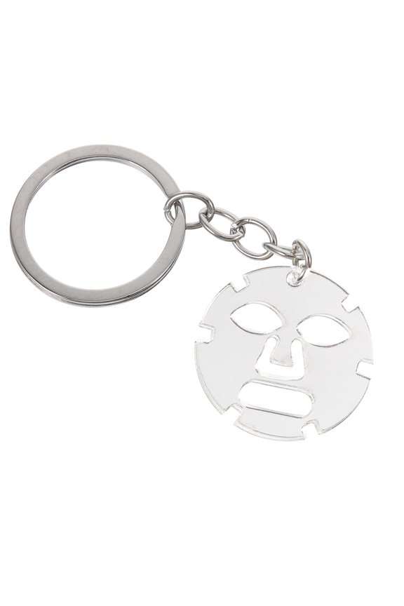 Raindrops Facial Mask Keychain for Keys Charms Small Hanging Masks Ornaments Keychains Miss