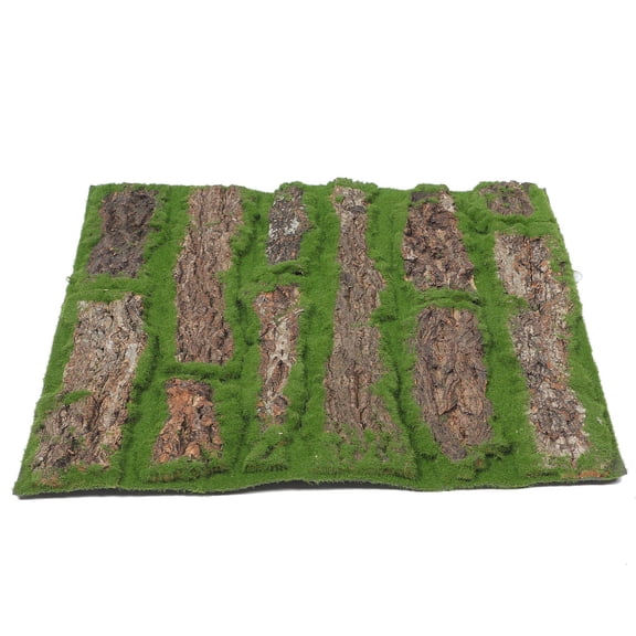 Raindrops Fake Moss Turf 19.65x19.65in Silk Cotton for Indoor Decoration 1Set