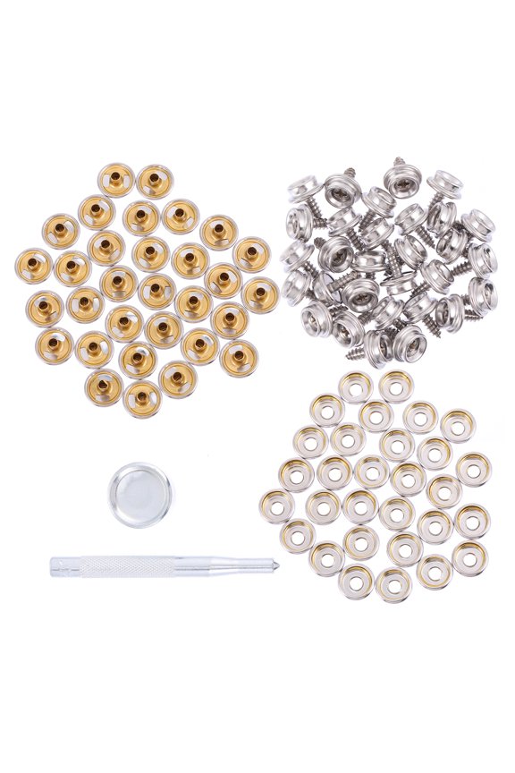 Fastener Button Tarpaulin Snap Screws Tent Canvas Fasteners