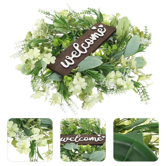 Raindrops Faux Eucalyptus Wreath Advent Matching Home Decor Items