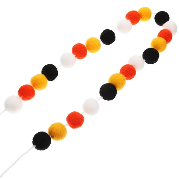 Raindrops Felt Pendant Layout Pompom Garlands Fall Decoration Baby