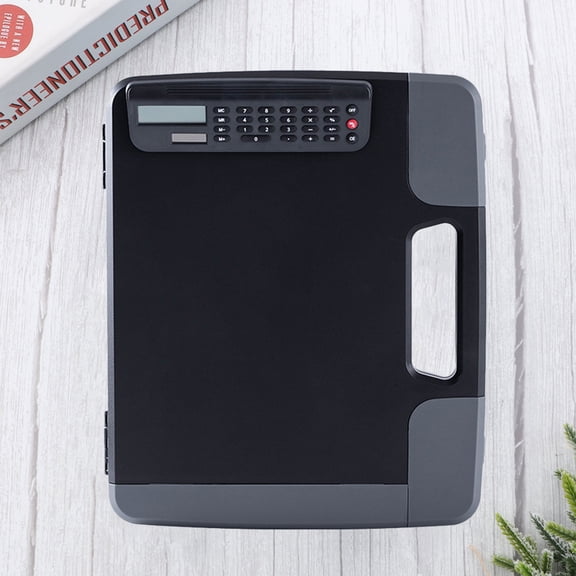 Raindrops Plastic Clipboard Storage Case with Document Holder for Office, Business Travel, School Use - 1 Piece Organizer