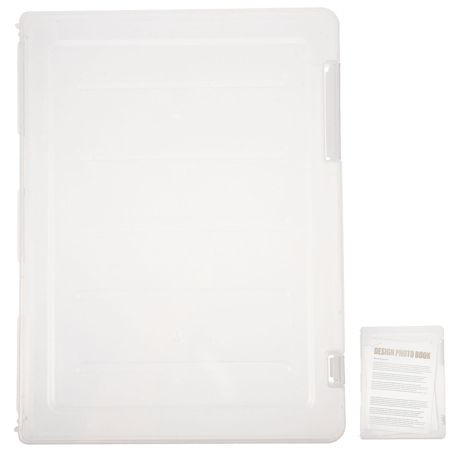 Raindrops File Holder Plastic Document Box Folding File Storage Case ...