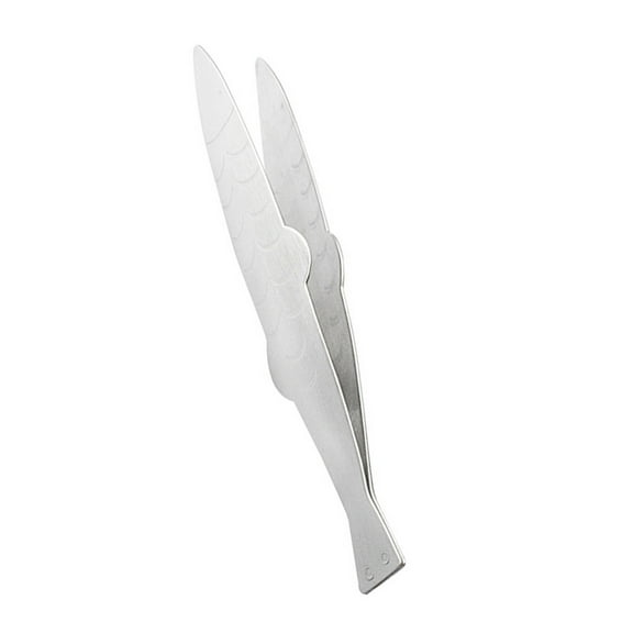 Raindrops Fish Shape Design Stainless Steel Fish Tweezers Fish Bone Remover Pincer Puller Tool Fur Removal Tool
