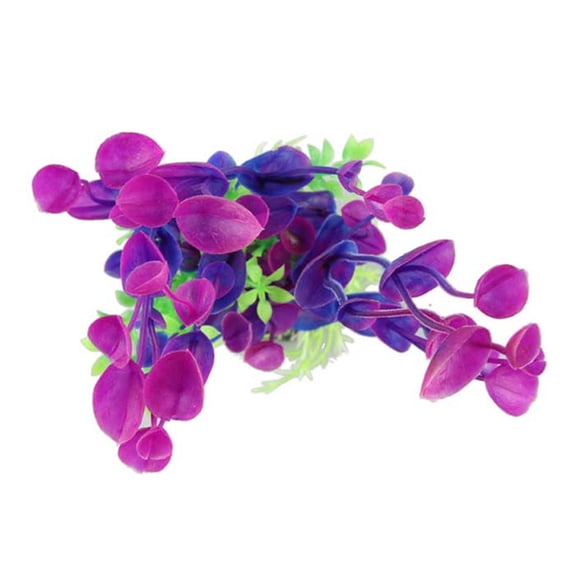 Raindrops Realistic Fake Plants Multi-Color Easy Wash Fish Tank Decoration