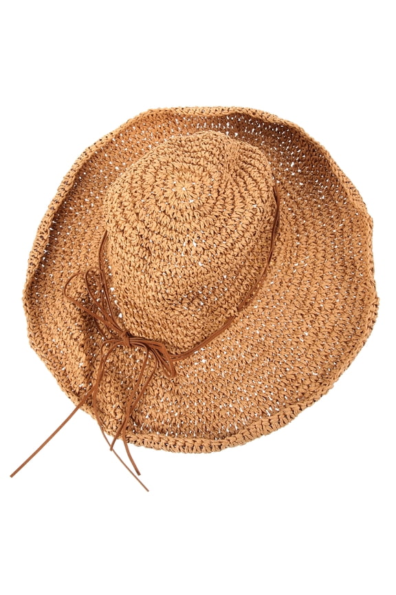 Fisherman Hat Sun Shade Hats for Women Ponytail Straw Sunscreen Women's