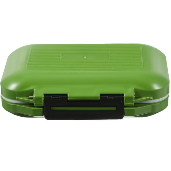 Raindrops fishing Fishing Hook Box Impact Resistant Green 1Pack