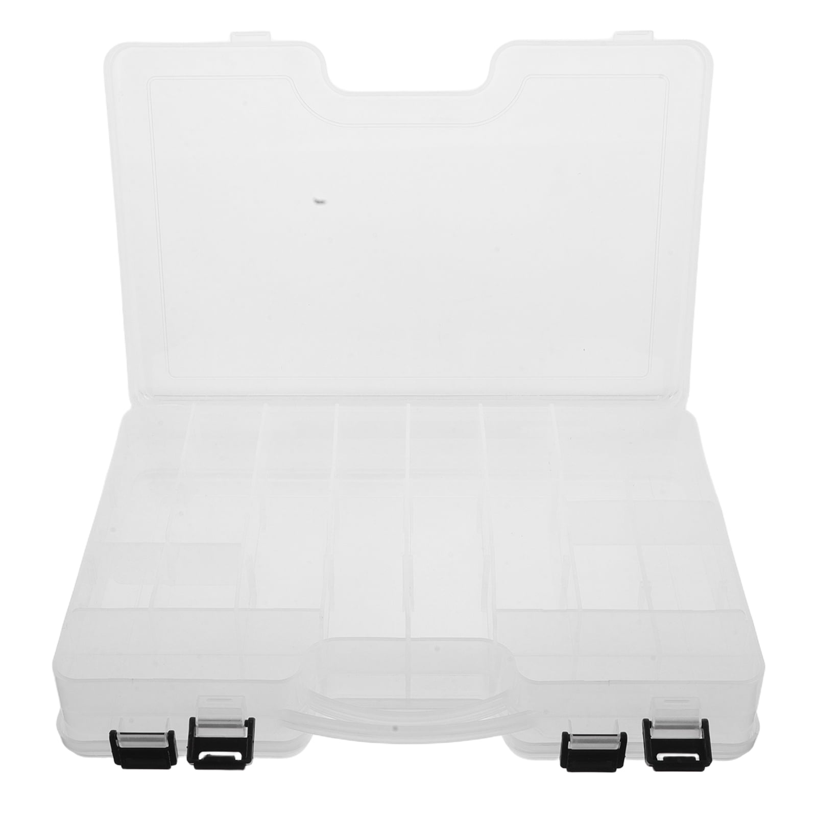 Raindrops  Fishing Storage Box Tackle Compartments Transparent