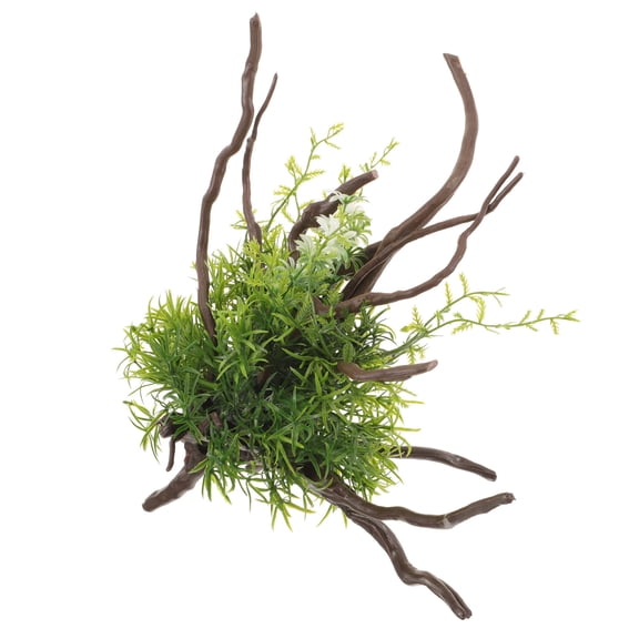 Raindrops Aquarium Dcor Tree Root Ornament Multi 1Pcs