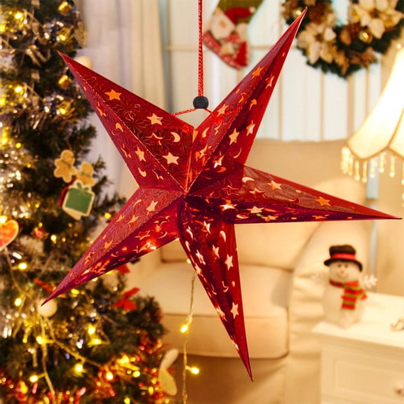 Raindrops Five-pointed Star Lampshade for Living Room