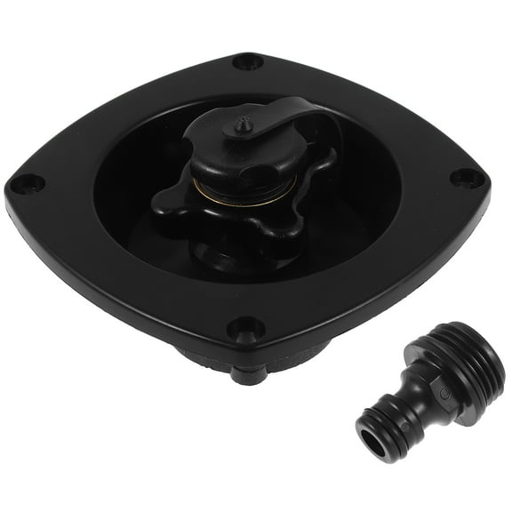 Raindrops Rv Quick Connect Water Inlet Water Hose Connector PP 1Pack 4.52x4.52x3.93in