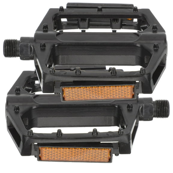 Raindrops Flat Pedals Bike Pedals Compact Pedals Bike Accessories 12.4x10cm Black