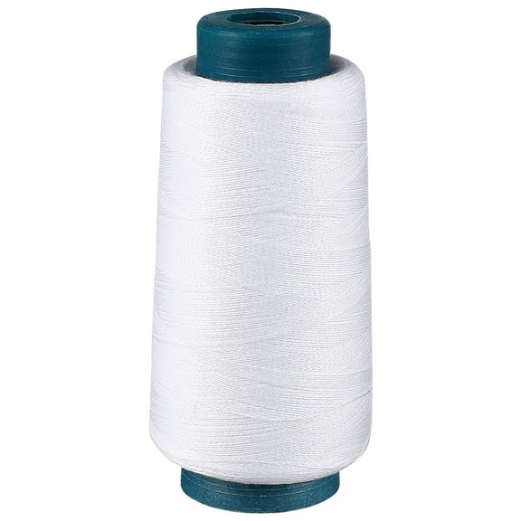 Raindrops Flat Polyester Thread Sewing Thread White 3000 Yards For DIY