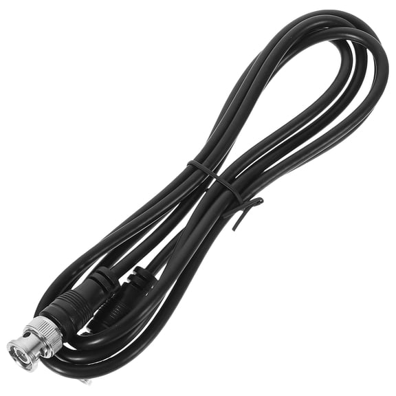 Raindrops Reliable Black Male to Male Coax Cable Made of Copper for Video and Antenna Scanners