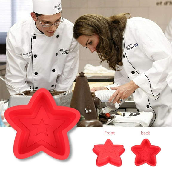 Raindrops Nonstick Bakeware Pan Red 1Set