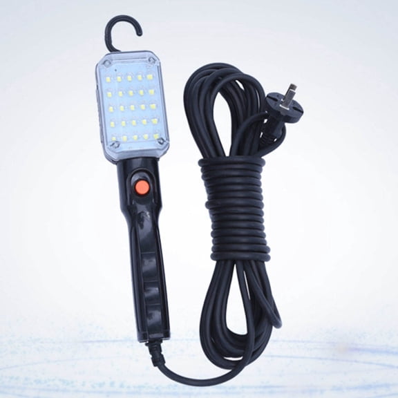 Raindrops 1Pc Black LED Work Light Portable with Magnet and Hook for Car Maintenance