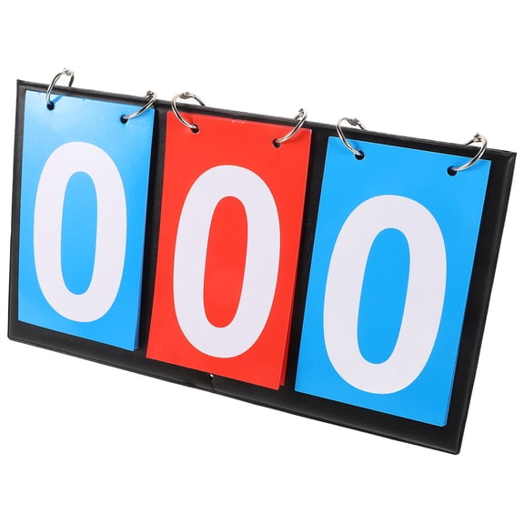 Raindrops Portable Volleyball Scoreboard for Men, Manual Score Keeper Board 28x16.5x2.2 cm, Lightweight and Easy to Carry