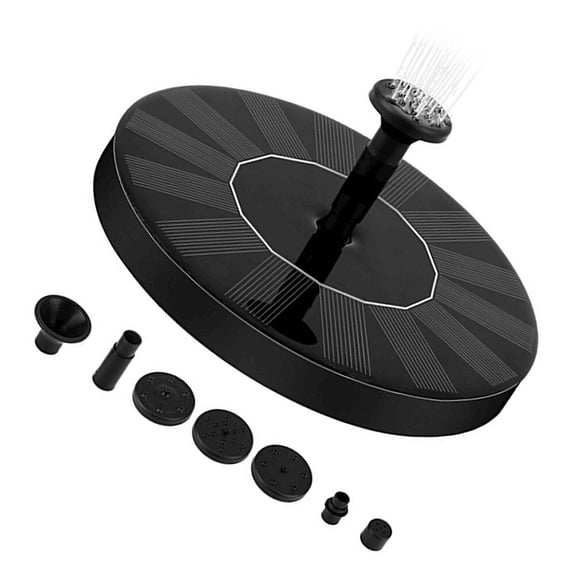 Raindrops  Floating Fountain Pond Water Sprinklers Fish Aquarium Decoration Black