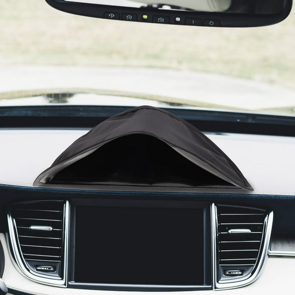 Raindrops Foldable Car Phone Sunshade Car Dashboard Sun Blocker Foldable Phone Umbrella Sunlight Blackout Guard for Cars Interior