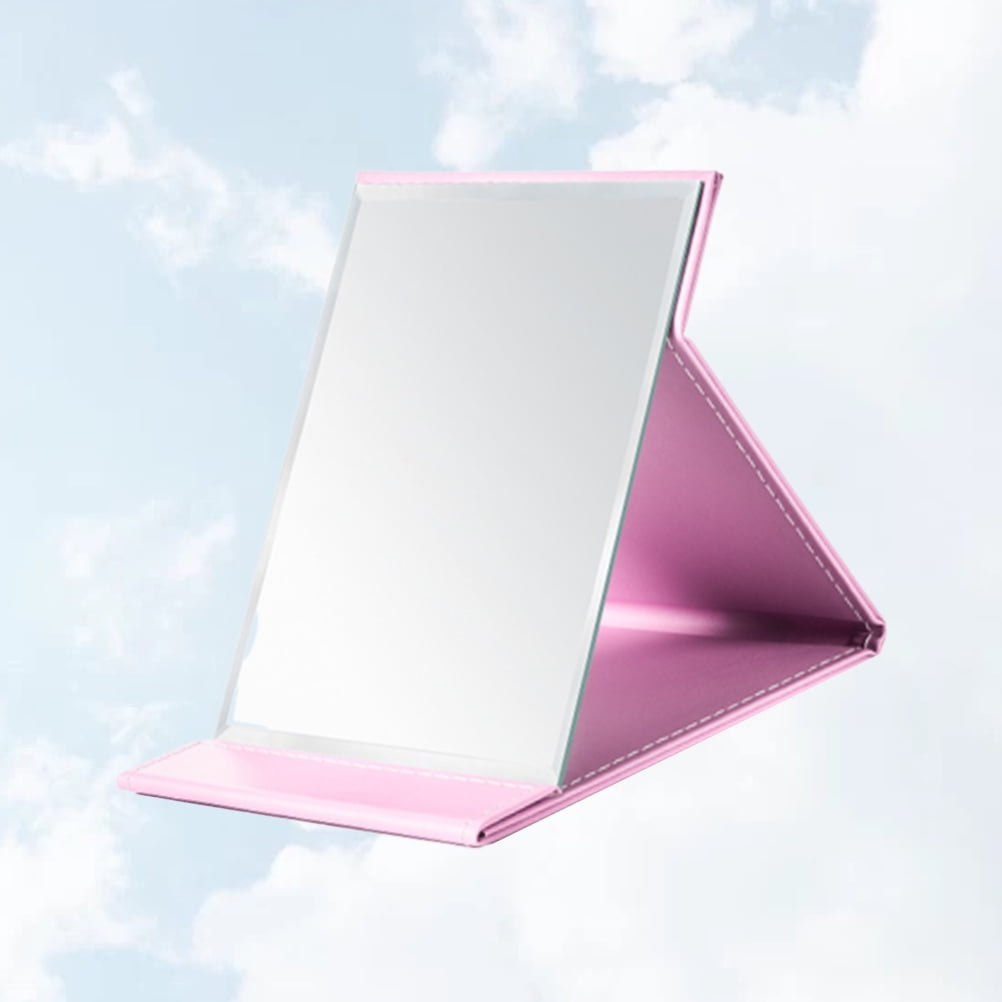 Raindrops Foldable Mirror Dressing Table Mirrors Folding Vanity Makeup Fashion Student - Walmart.com