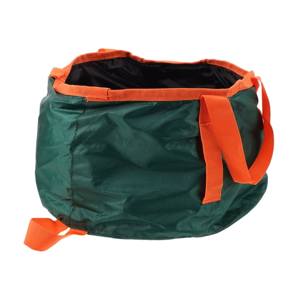 Raindrops Foot Wash Basin Outdoor Folding Basin Travel 29.00X25.00X14.00CM Olive Green