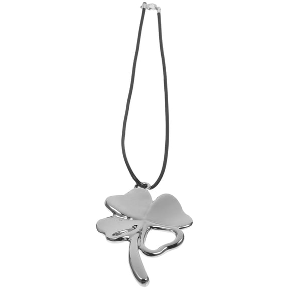 Raindrops Four-leaf Car Interior Accessories Universal Cars Mirror Miss Man Silver