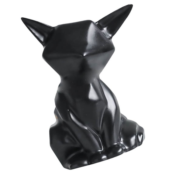 Raindrops  Fox Statues Home Decor Shaped Animal Decorations Practical Sitting Ornament