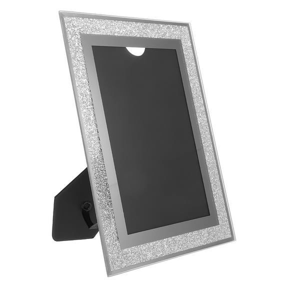 Raindrops Frames Crystal Glass Photo Frame Mother 20.00X15.00X0.50CM Silver
