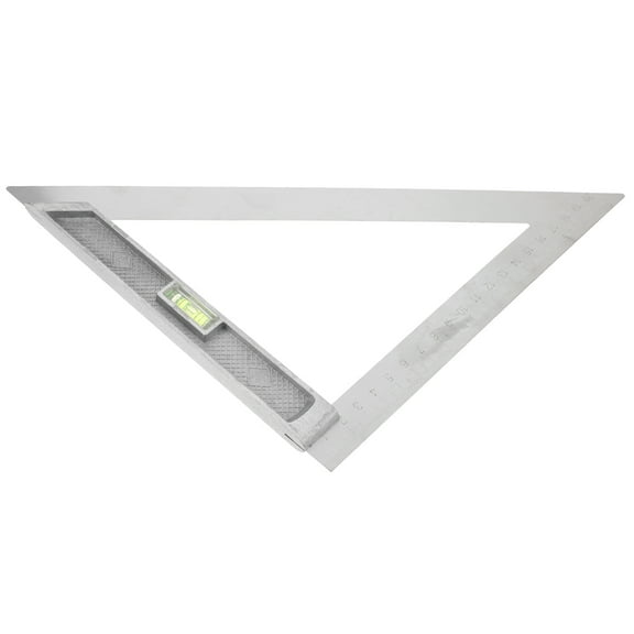 Raindrops Framing Square Woodworking Tri Rafter Tool Rulers Metric Silver