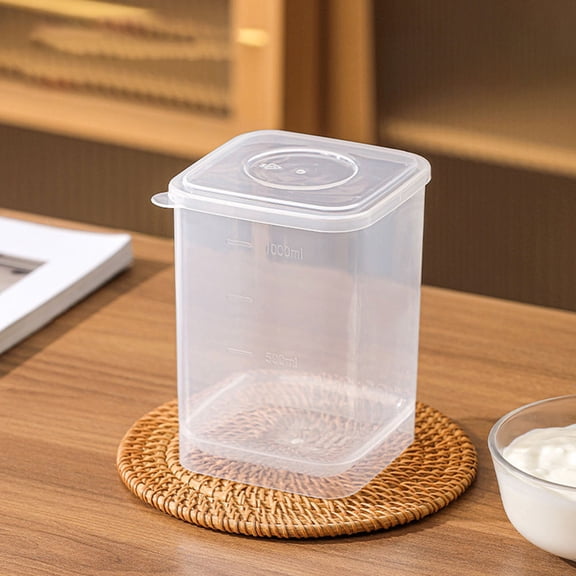 Raindrops Freezer Containers for Food Storage Plastic with Lids White