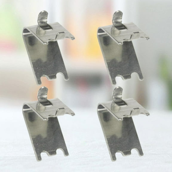 Raindrops Freezer Shelf Clips in Silver for Cabinet Shelf Clips and Home Kitchen 1.6x1.2x1in