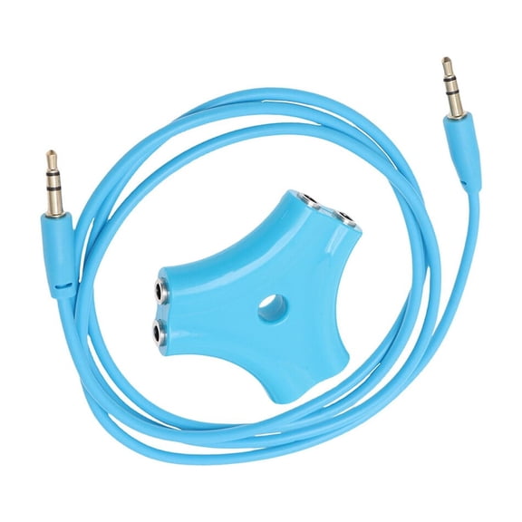 Raindrops 3.5mm 5 Port Earphone Splitter for Multiple Audio Outputs with Stereo Cable