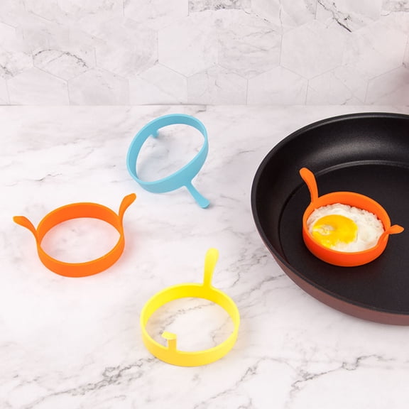 Raindrops Fried Egg Mold Silicone Round Non Stick for Home Cooks