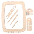 thumbnail image 1 of Raindrops  Friendship Bracelet Making Kit Wooden Knitting Machine, 1 of 8