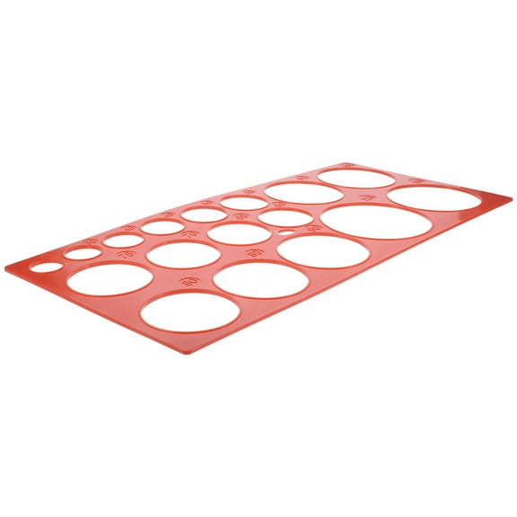 Raindrops Fruit Juicer Circular Drawing Ruler Fruits Fruitful Red