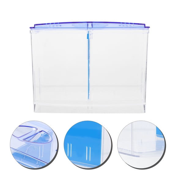 Raindrops Multifunctional Transparent Fish Isolation Box for Aquarium Breeding and Fry Observation